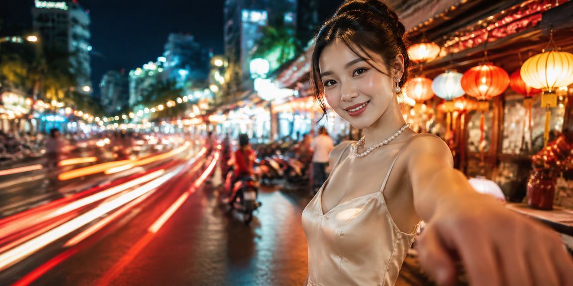Chợ đêm Nha Trang rực rỡ – người dùng kiểm tra tài khoản cá cược qua điện thoại